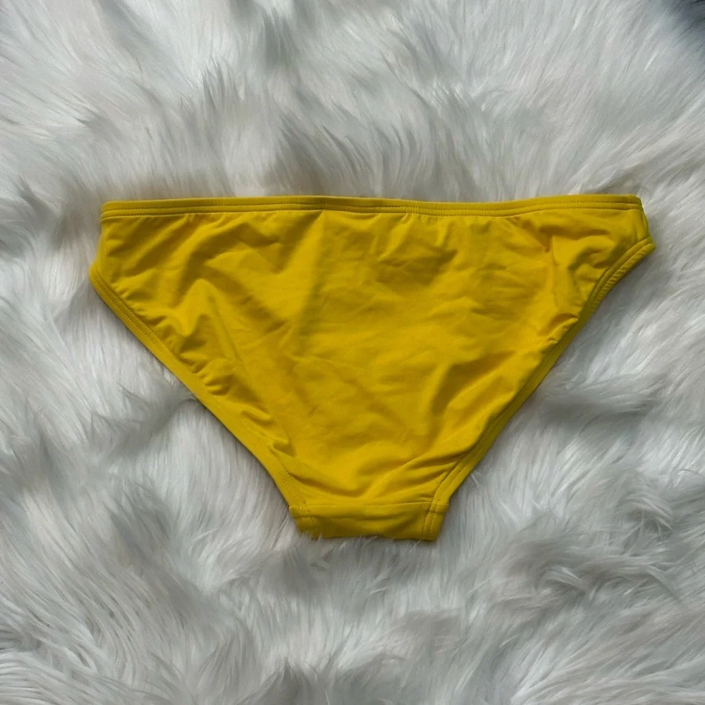 Carmen Marc Valvo Yellow Floral Tankini Swimsuit